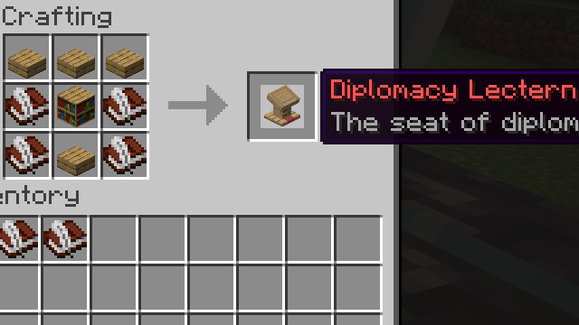Diplomacy lectern